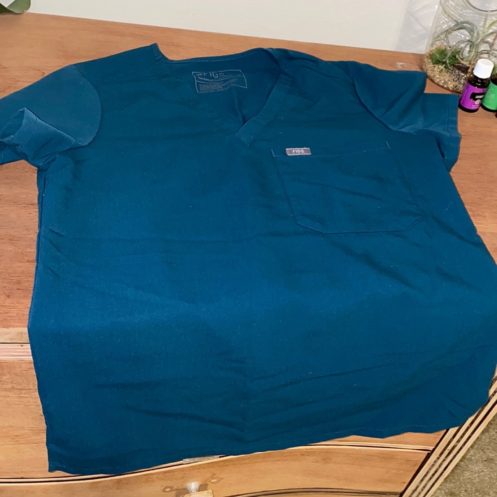 Teal Scrub Top